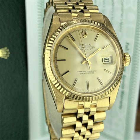 18 carat gold rolex datejust|Rolex Datejust 18k gold price.